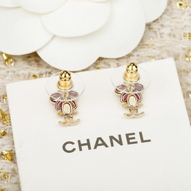 [Серьги CHANEL с цветочным мотивом и д