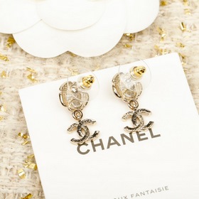 [CHANEL Серьги с розовыми камелиями, ж