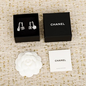 [Chanel CHANEL Серебряные асимметричн