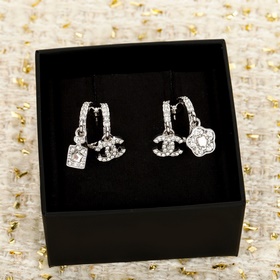 [Chanel CHANEL Серебряные асимметричн