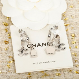 [Chanel CHANEL Серебряные асимметричн