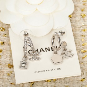 [Chanel CHANEL Серебряные асимметричн