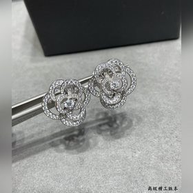 CH007 Серьги Chanel с мотивом камелии