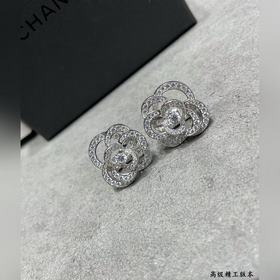 CH007 Серьги Chanel с мотивом камелии 