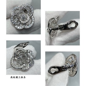 CH007 Серьги Chanel с мотивом камелии 