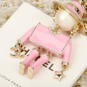 250454  [CHANEL Брелок-застежка для