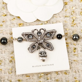 [CHANEL Браслет с ажурными бабочками