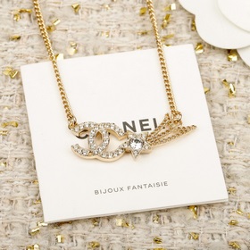 [Ожерелье CHANEL «Метеор» с двойным C]