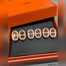 Серьги A1001 Hermès Mini Maillon в роз