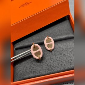 Серьги A1001 Hermès Mini Maillon в роз
