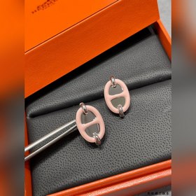 Серьги A1001 Hermès Mini Maillon в роз