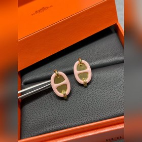 Серьги A1001 Hermès Mini Maillon в роз