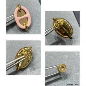 Серьги A1001 Hermès Mini Maillon в роз