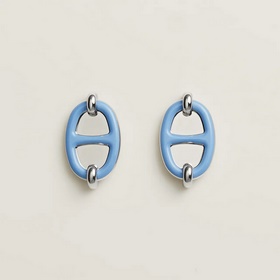 Серьги A1001 Hermès Mini Maillon синег