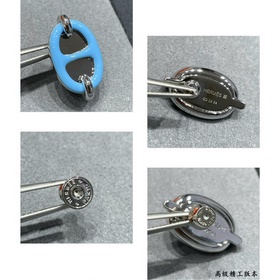 Серьги A1001 Hermès Mini Maillon синег