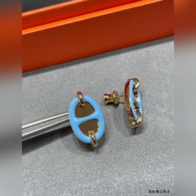 Серьги A1001 Hermès Mini Maillon синег
