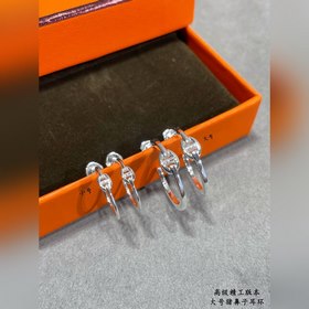 A00169 2 5 Большие серьги «Свиной нос»