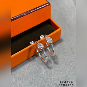 A00169 2 5 Большие серьги «Свиной нос»