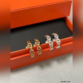A0012 Серьги Hermès «Свиной нос» с пол