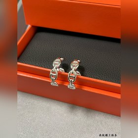 A0012 Серьги Hermès «Свиной нос» с пол