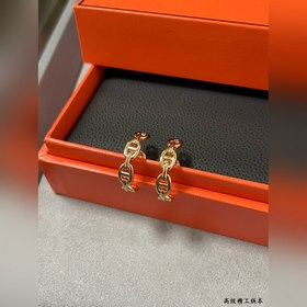 A0012 Серьги Hermès «Свиной нос» с пол