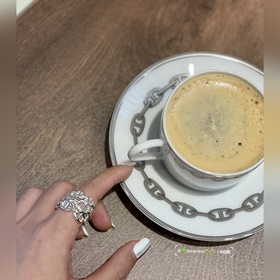 Артикул a1221： 56789. Кольцо Hermès «С