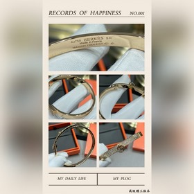Браслет a771 от Hermès с заклепками по