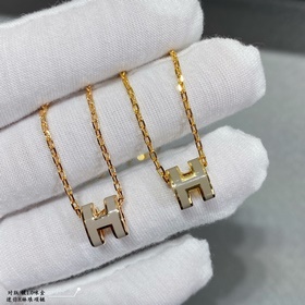 Точная копия ожерелья Hermès Mini H с 