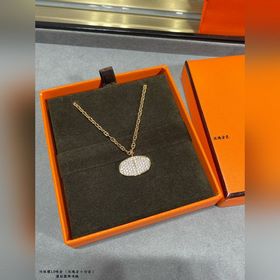 a005 Ожерелье Hermès с круглым значком