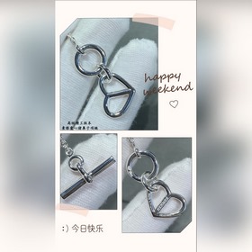 Серебряное колье Hermès с подвеской в 