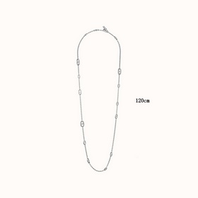 A00310 Белое золото (120 см) — колье H
