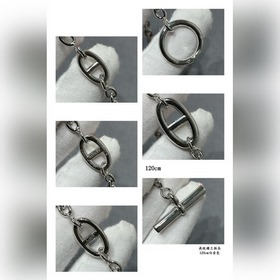 A00310 Белое золото (120 см) — колье H