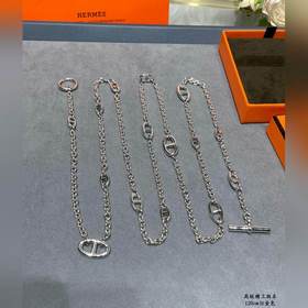 A00310 Белое золото (120 см) — колье H