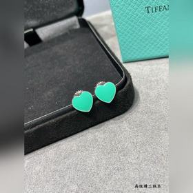 Сережки-гвоздики T929 в форме сердца ц