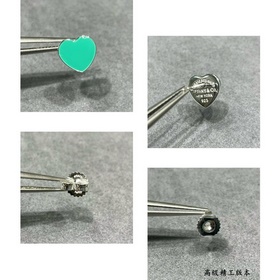 Сережки-гвоздики T929 в форме сердца ц