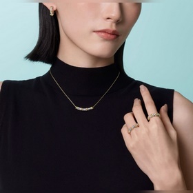 Мини-серьги T920 от Tiffany с перекрещ
