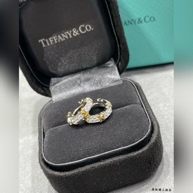 Мини-серьги T920 от Tiffany с перекрещ