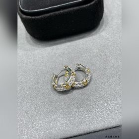Мини-серьги T920 от Tiffany с перекрещ