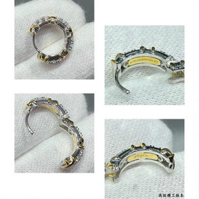 Мини-серьги T920 от Tiffany с перекрещ