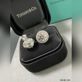 Сережки-гвоздики T937 Tiffany с больши