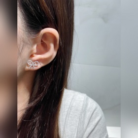 b1211 Серьги-бабочки, такие же, как у