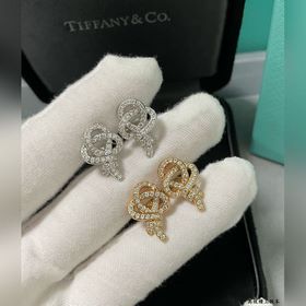 Сережки-гвоздики T914 Tiffany с полной