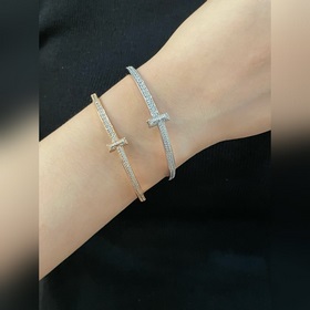 Браслет Tiffany T1 с полной инкрустаци