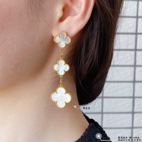 Серьги V-Gold с покрытием из розового