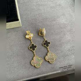 Серьги VCA с покрытием из розового зол
