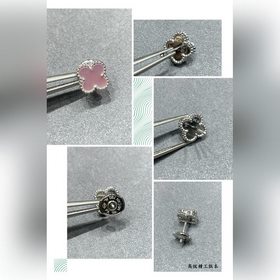 V114 VCA — миниатюрные серьги-гвоздики