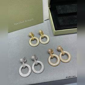 Серьги V124 VCA с круглыми бусинами, п