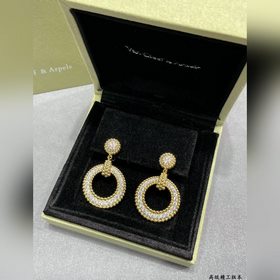 Серьги V124 VCA с круглыми бусинами, п