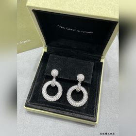 Серьги V124 VCA с круглыми бусинами, п