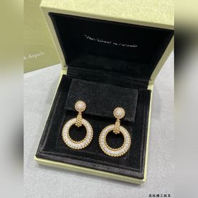 Серьги V124 VCA с круглыми бусинами, п